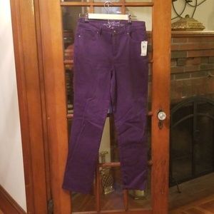 Purple jeans